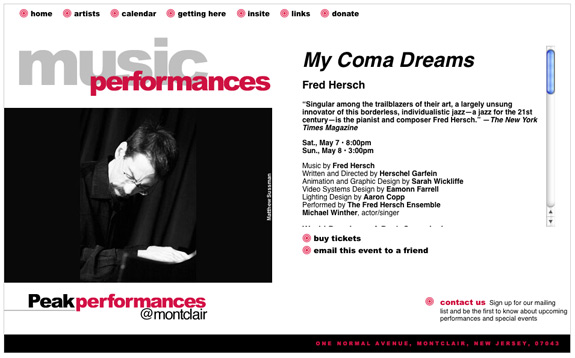 Fred Hersch: Coma Dreams