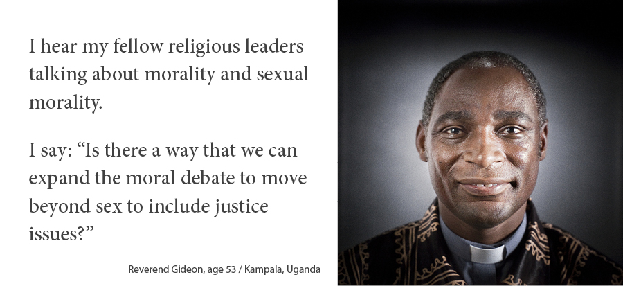 Reverend Gideon, age 53