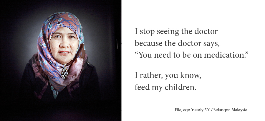 Ella, age "nearly" 50