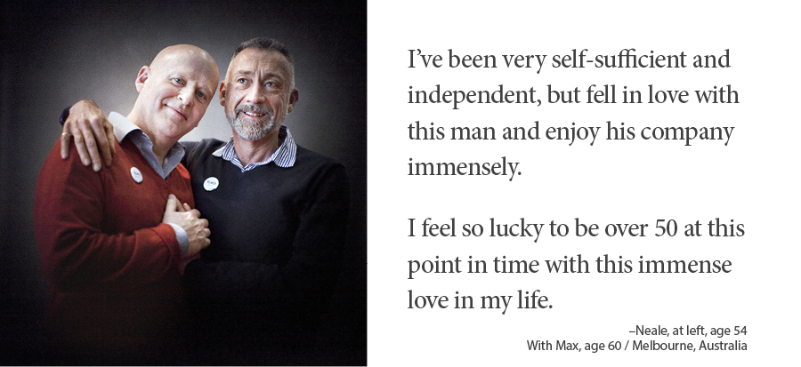 Neale, age 54, and Max, age 60